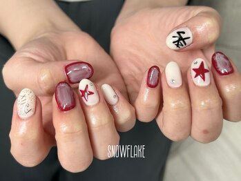 スノーフレーク(Snowflake)/持ち込み8本アート☆スキズ