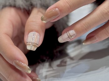 ウカ(ukacojp/store)/チェックネイル