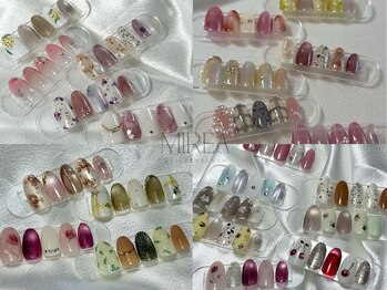 ミレア(MIREA)の写真/シンプルなデザインから、大人ニュアンス、繊細なアートまで幅広く対応◎デザインが選べる定額コースも有♪