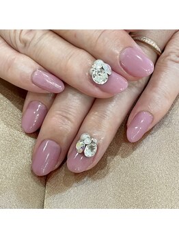 オンリーネイル(Only Nail)/ワンカラー＋追加パーツ1100円x2