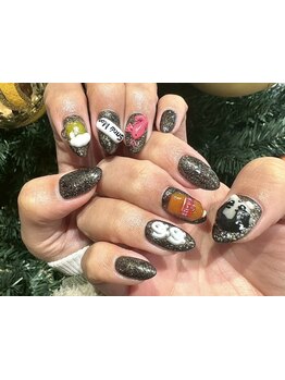 手描きアートが得意なサロン