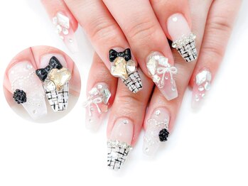 長さだしジェルフリー☆ツイード