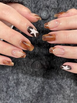 グレイティア ネイル(Gratia Nail)/べっ甲アート