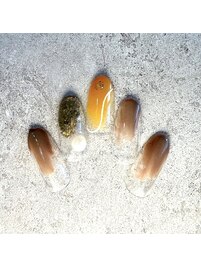 ニュアンスビタミンカラーネイル