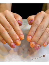 ハロウィンネイル