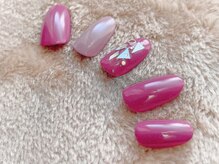 ネイルサロンアンドスクール アイビー(IVY)/しっくりピンクも素敵