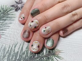 クリスマスネイル