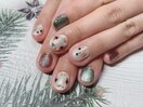クリスマスネイル