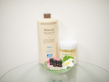 足つぼ三銃士/拘りのオイルやクリームを使用