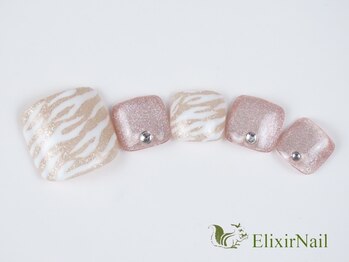 エリクサーネイル 神田(Elixir Nail)/フット やり放題 / クーポン使用
