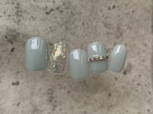 アイネイルズ 天神今泉店(I-nails)/【kotone.n】夏シンプルネイル