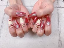 ネイル ビューティーマジック 葛西本店/マグネットバレンタインネイル