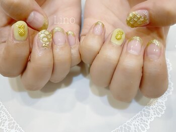 リノ 荻窪(Lino produced by 矢島美容室)/パイナップルネイル