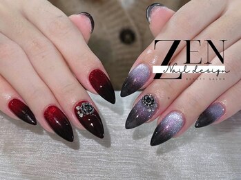 ゼン ネイル デザイン 池袋(ZEN NAIL DESIGN)/* 長 さだしやり放題×つけ放題