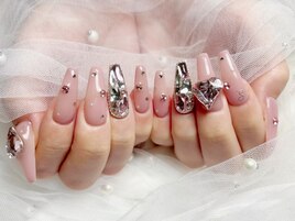 春/長さだし/パラジェル/ピンク