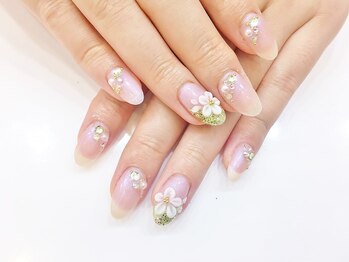 ネイルコレクション ピンク(Nail Collection Pink)/ジェル放題★３Ｄフラワー