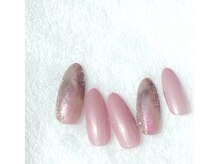 爪ソウシャイン(爪 SO SHINE)/ピンク大理石★