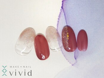 メイクプラスネイル ヴィヴィッド(MAKE+NAIL vivid)/オリジナルネイル♪