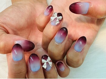 ミクス バイ キングジム(Mxx by KingGYM)/2色グラデーション/リボン¥7600