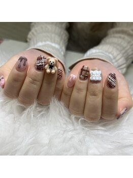 トータルサロン 白べぇーっ プラス/チョコネイル