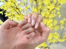 エンジェルガーデンネイル 池袋店(Angelgarden nail)/ベージュフラッシュ