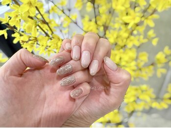 エンジェルガーデンネイル 池袋店(Angelgarden nail)/ベージュフラッシュ