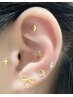 [人気沸騰中!耳ツボジュエリー]20粒(両耳)他のメニューと予約で¥4500→¥3500