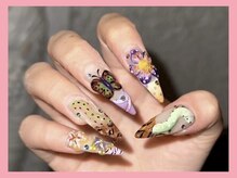 ゆびノさき イケブクロ(ゆびノさき+ikebukuro)の雰囲気（長さだし10本+アートし放題でこの値段！！【¥12400】）