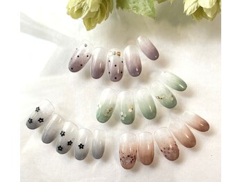 ネイルサロンルーミー(ROOMY)/16色カラグラ＋シンプルアート