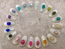 ラウレアネイル(Laule’a Nail)/【オプション】天然石アート