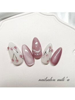 果物アート　さくらんぼ