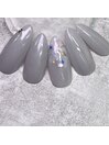 もやもやアクセサリーネイル