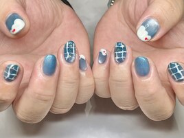 ブルーハワイクリームソーダ