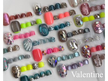 ネイルサロン ヴァレンタイン(nailsalon Valentine)/フット定額6800円から8800円