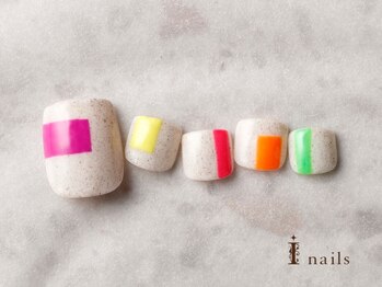 アイネイルズ 横浜EAST店(I-nails)/サマーカラフルフット