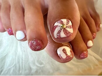 アミュリー ネイル アトリエ(Amury nail atelier)/ハート ゆめかわ ピンク 