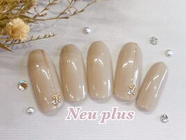 定額￥5300　大人シンプルネイル