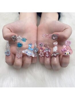 プリュム(Plume)/3D/推しネイル/キャラクター