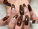ニュアンスレオパードネイル