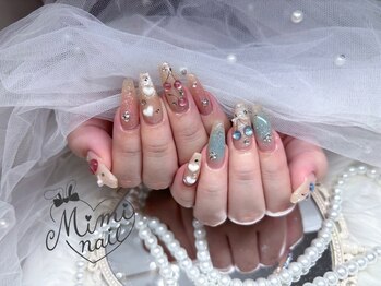 ブルー×ピンクさくらんぼ