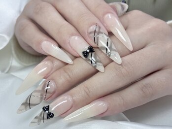 デュリブリンクネイル 高田馬場(Duli blink nails)/斜め上品チェック＊