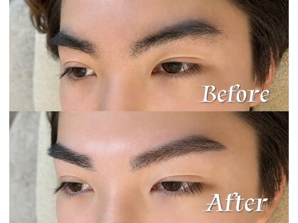 メンズ眉毛サロン　AILE烏丸【エール】メンズアイブロウ/眉毛/メンズ/HBLの写真
