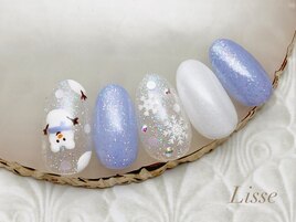 初回雪の結晶×雪だるま¥7500
