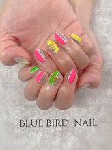 ブルーバードネイル(Blue bird nail)/ネオンカラーnail