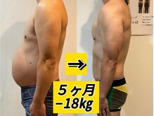 トレーニングジムスリー/パーソナル！5ヶ月18キロ減！