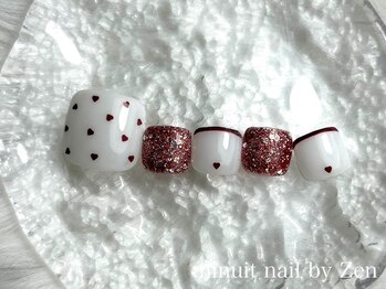 ミニュイネイルバイゼン(minuit nail by Zen)/【foot】定額デザインコース
