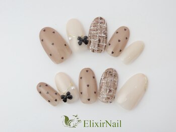 エリクサーネイル 新橋(Elixir Nail)/定額a シンプル/クーポン使用