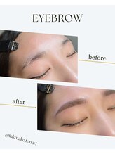 トナリ(tonari)/消えにくい眉毛