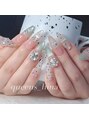 クイーンズビューティーサロン 新宿本店(Queen's beauty salon) チップ長さ出し10本+アートやり放題&つけ放題