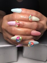 ネイルアンドボディケアサロン ミリミリ(milimili)/持ち込みフルアート￥11000～